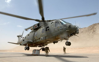 Les Merlin britanniques quittent lAfghanistan