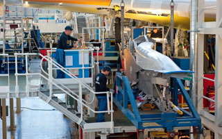 Airbus présente ses alternants à des PME qui recrutent 