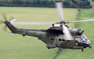 Eurocopter assure la maintenance des Puma MK2 de la RAF