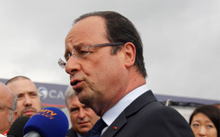 Salon du Bourget : Franois Hollande annonce un A400M  au rendez-vous  pour le 14 juillet
