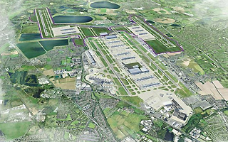 L’aéroport de Londres Heathrow présente trois projets pour une 3ème piste