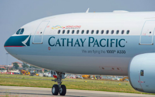 Airbus livre le 1 000me A330  Cathay Pacific