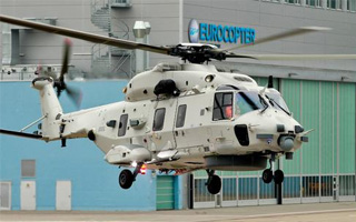La Belgique reoit son 1er NH90 en version navale