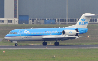 Photos : KLM rajeunit les cabines de ses Fokker 70