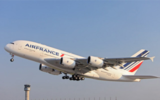 Air France place lAirbus A380 sur Shanghai
