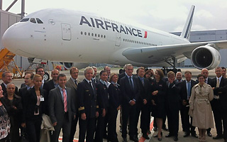 Air France reoit son 9me Airbus A380