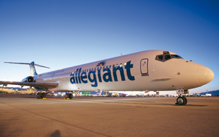 Allegiant Air suspend les oprations de ses MD-80