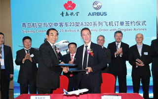 Aviation Expo China 2013 : deux compagnies chinoises s'engagent pour 43 Airbus A320