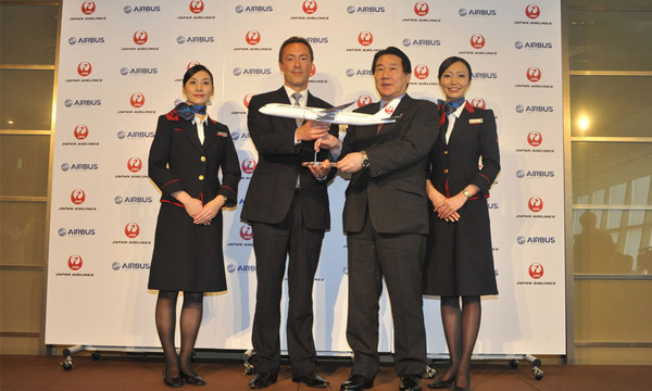 Airbus simpose au Japon grce  la commande de Japan Airlines