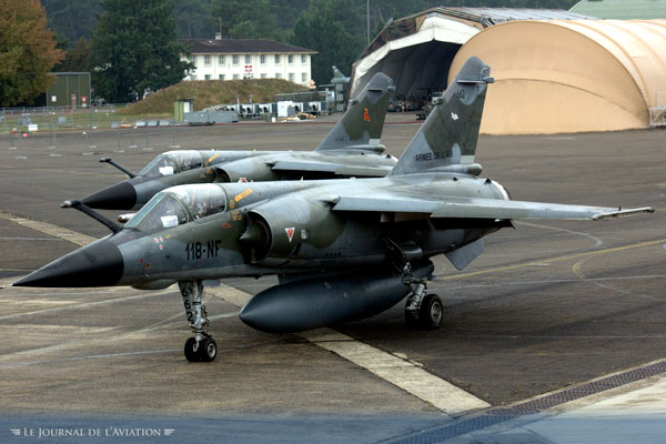 Les derniers Mirage F1 sur le départ