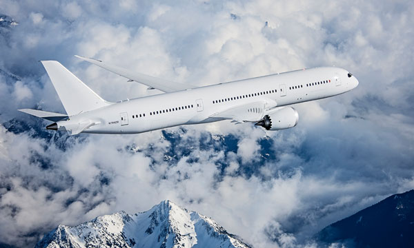 Le 1er Boeing 787-9 quip de moteurs GEnx a vol 