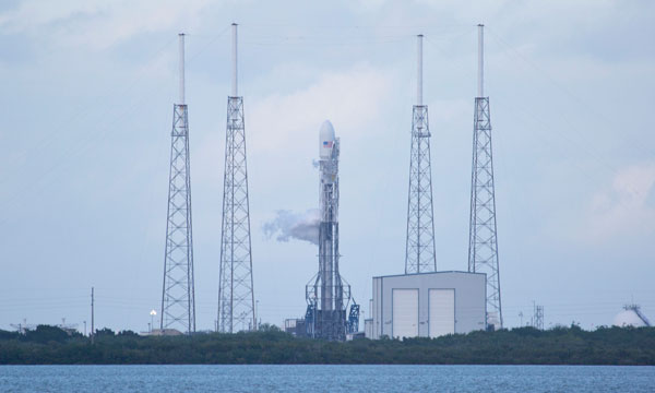 Le lancement du 1er satellite par SpaceX fix  ce mardi