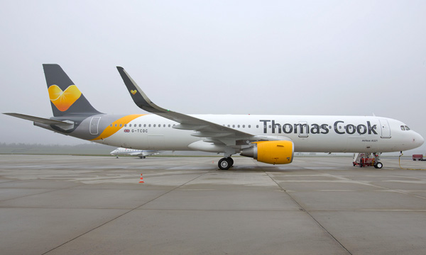 Photo : Thomas Cook Airlines reoit son 1er appareil aux nouvelles couleurs