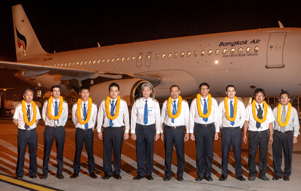 Bangkok Airways loue un sixième Airbus A320