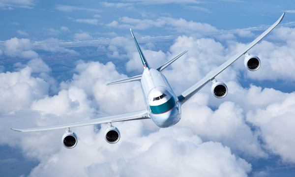 Le premier 747-8 avec GEnx amliors livr  Cathay Pacific