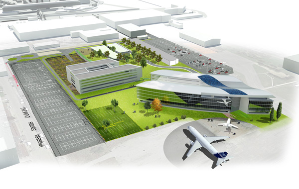 Tom Enders lance la construction du futur sige dAirbus Group  Toulouse