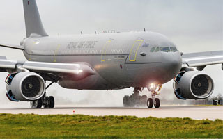 La Royal Air Force reoit son septime A330 MRTT