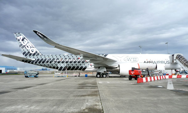 Airbus A350 : MSN 2 devrait voler vers le 25 fvrier