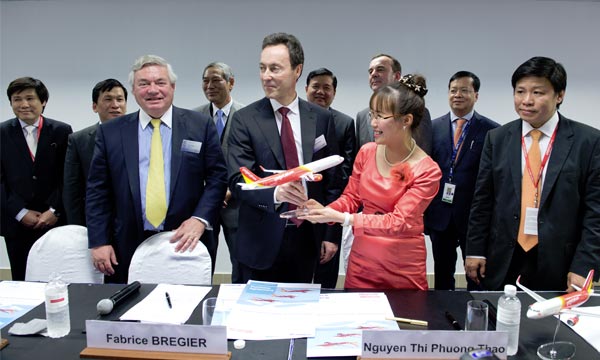 Salon de Singapour : VietJetAir finalise sa commande d’Airbus A320