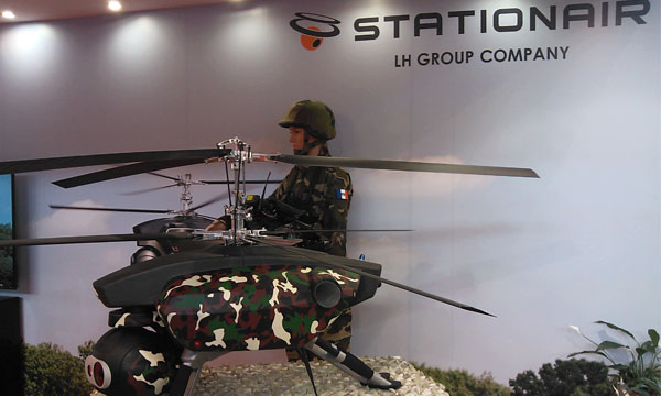Eurosatory 2014 : Stationair prsente son drone Explorair 45