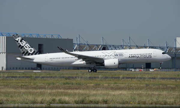 Airbus est en passe de certifier l'A350-900 en moins de 14 mois