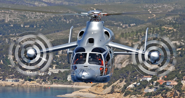 Le X3 dAirbus Helicopters expos au Bourget