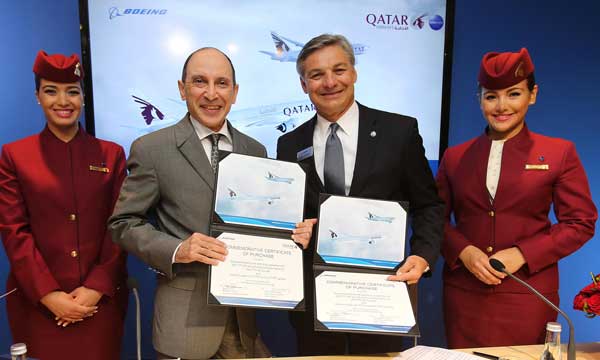 Qatar Airways finalise sa commande de Boeing 777X et pourrait la doubler