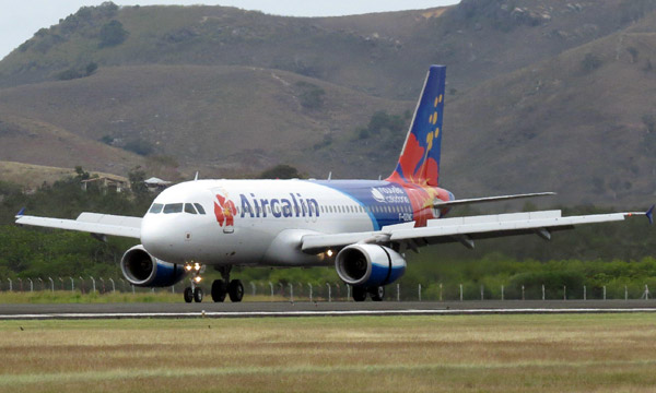 Aircalin reoit son Airbus A320 aux nouvelles couleurs