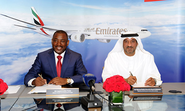Emirates se lie  TAAG Angola