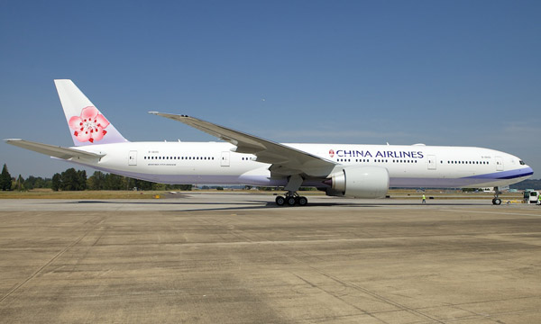 China Airlines reçoit son 1er Boeing 777-300ER