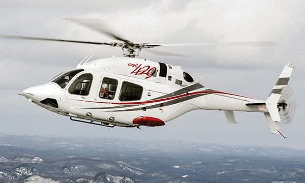 Le premier Bell 429 avec train rentrant command en Europe