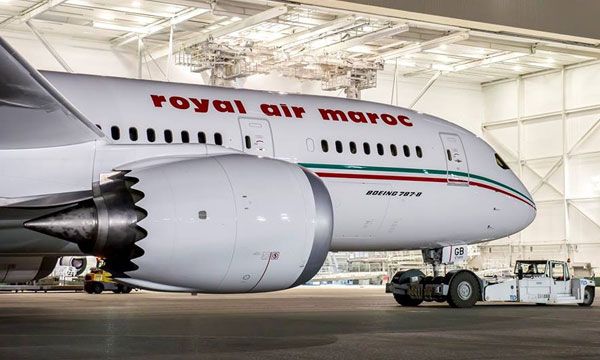 Le 1er Boeing 787 de Royal Air Maroc fait son roll-out