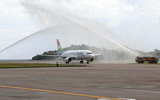 Air Seychelles reoit son 1er Airbus A320