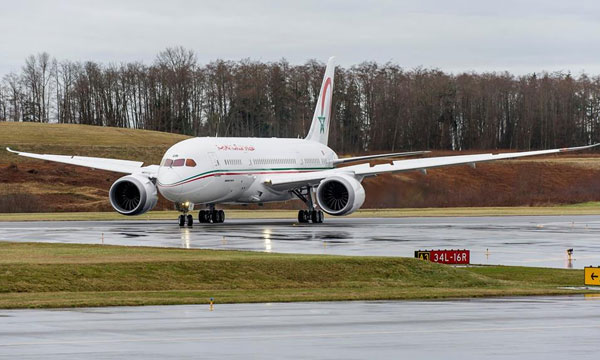 Royal Air Maroc reoit son 1er Boeing 787