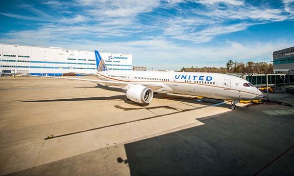 Boeing South Carolina livre son 1er 787-9  United Airlines