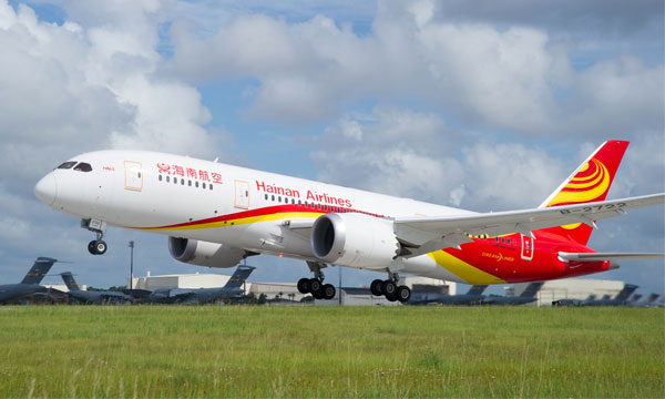 Hainan Airlines veut acqurir 30 Boeing 787-9