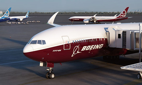 Les ailes du Boeing 777X pourront se replier grce  Liebherr Aerospace