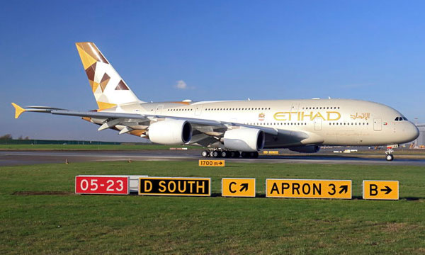 Etihad Airways rceptionne son second A380