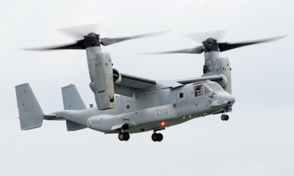 La vente de V-22 Osprey au Japon se rapproche