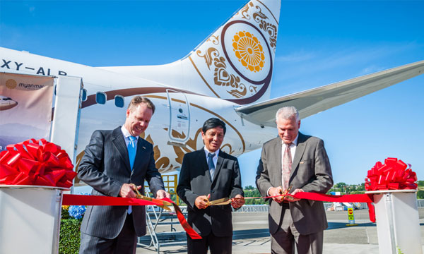 Myanmar National Airlines reoit son premier Boeing 737-800