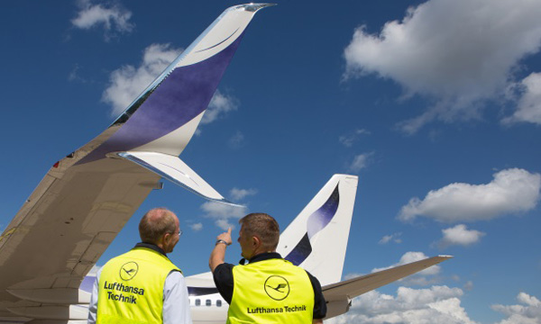 Lufthansa Technik quipe un BBJ de split scimitar winglets, une premire en Europe