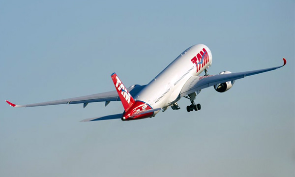 TAM Airlines rceptionne son 1er Airbus A350