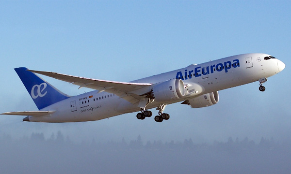 Air Europa reoit son 1er Boeing 787 et installe le wifi  bord de sa flotte