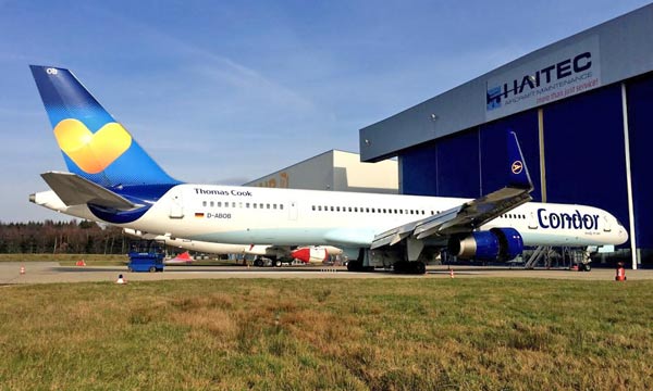 HAITEC monte à bord des 757-300 de Condor