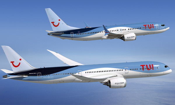 TUI finalise une commande pour 10 Boeing 737 MAX et un 787-9