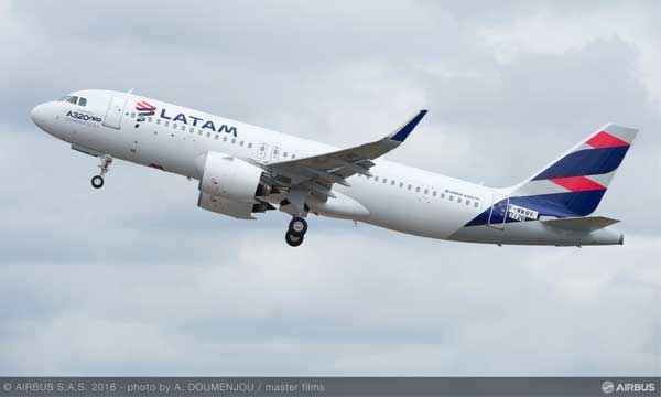 LATAM rceptionne son premier A320neo