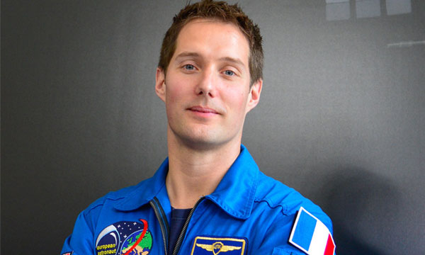 L'astronaute Thomas Pesquet par au dcollage