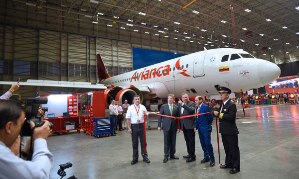 Avianca inaugure son centre de MRO  Medellin