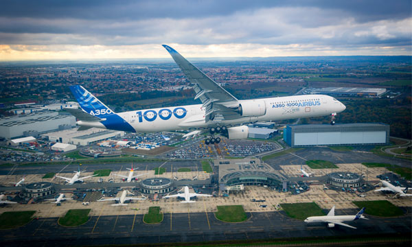 L'A350-1000 dmarre une trs intense campagne d'essais en vol