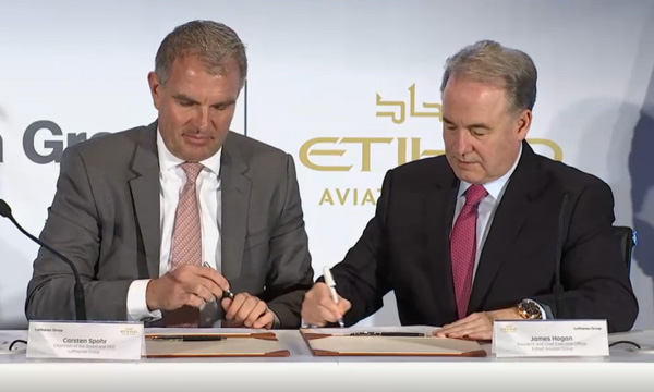 Lufthansa et Etihad tendent leur partenariat au catering et  la MRO